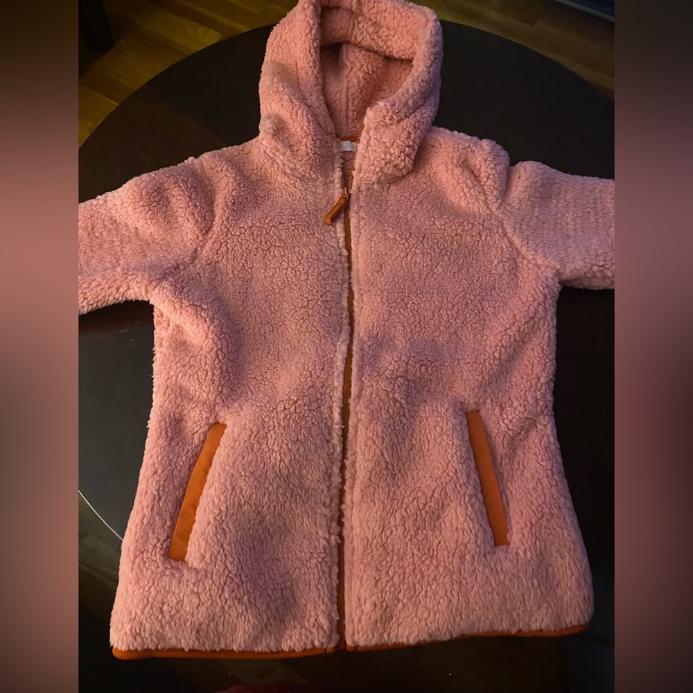 Pink Lily Size Medium Pink Sherpa Jacket